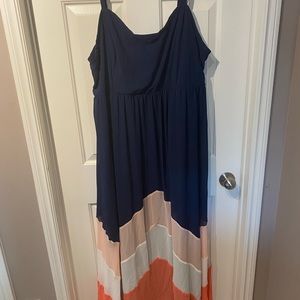 Torrid chiffon maxi dress